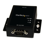 StarTech.com IC232485S serial converter/repeater/isolator RS-232 Black