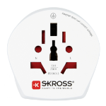 Skross Combo World to Israel power plug adapter White