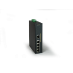 LevelOne 5-Port Fast Ethernet Industrial Switch, -40Â°C to 75Â°C