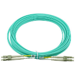 BlueOptics AJ834A-BO Glasvezel kabel 1 m 2x LC OM3 Aqua-kleur