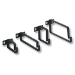 Cablenet 120mm x 110mm Cable Management Ring Black