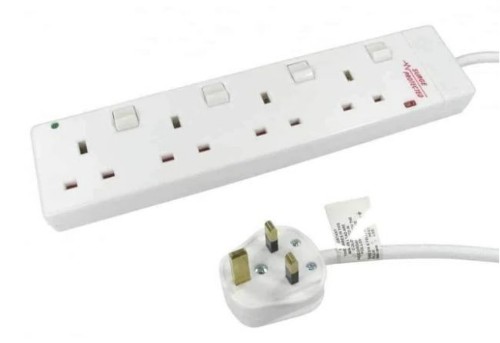 Microconnect RB-05-4GANGSWD power extension 5 m 4 AC outlet(s) Indoor White