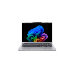 Acer Aspire 14 AI A14-53M-50Q7 Copilot+ PC Intel Core Ultra 5 226V Laptop 35,6 cm (14") WUXGA 16 GB LPDDR5x-SDRAM 512 GB SSD Wi-Fi 7 (802.11be) Windows 11 Home Zilver