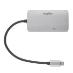 Rocstor Y10A266-A1 USB graphics adapter Black, Gray
