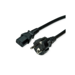 ROLINE 19.08.1029 power cable Black 3 m CEE 7/7 C13 coupler