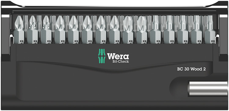 Wera 2 SB screwdriver bit 30 pc(s)