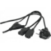 Hypertec 808410-HY power cable Black 1.8 m CEE7/7 2 x C13 coupler