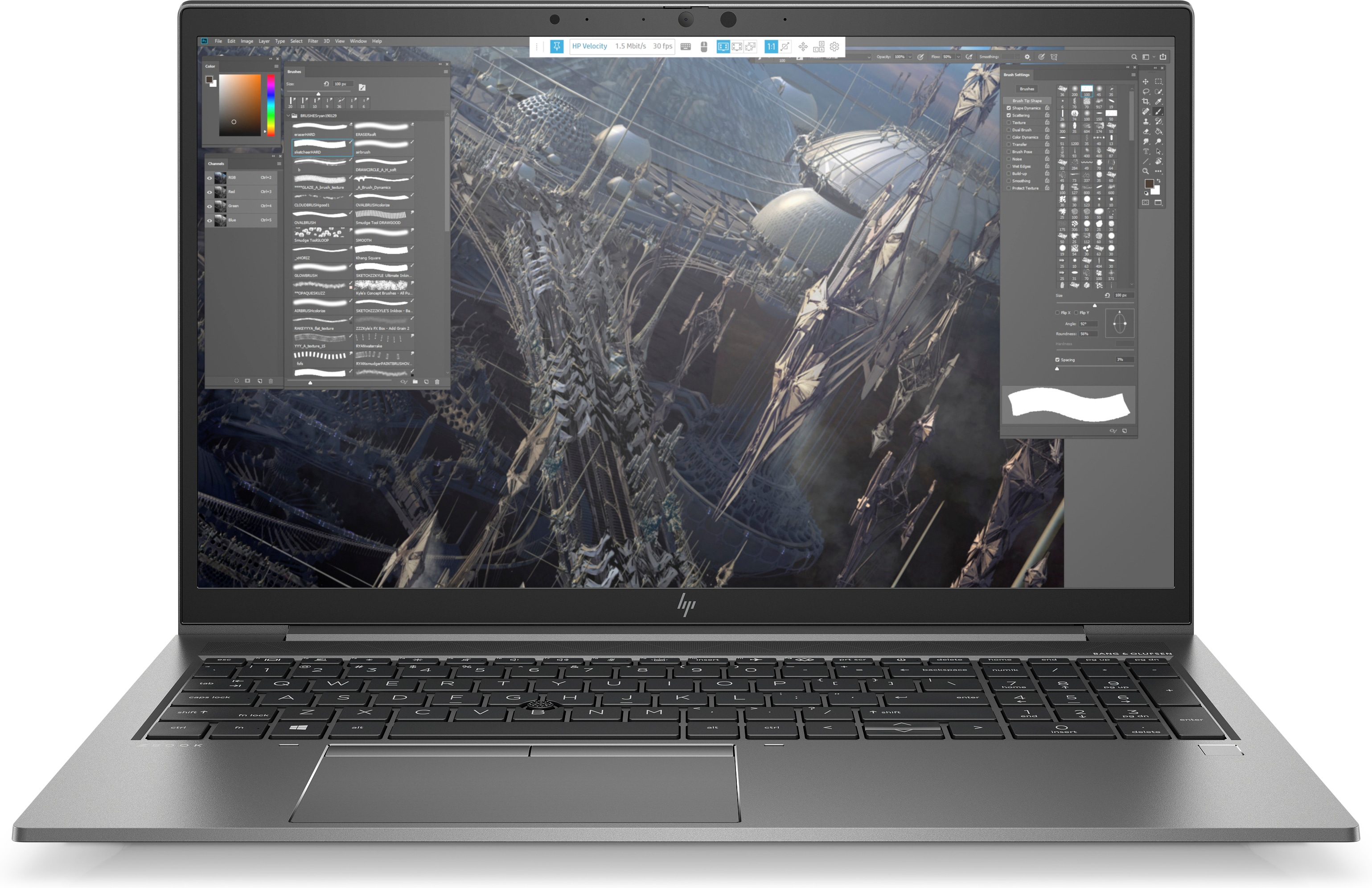 Image of HP ZBook Firefly 15 G7 Mobile workstation 39.6 cm (15.6") Full HD...