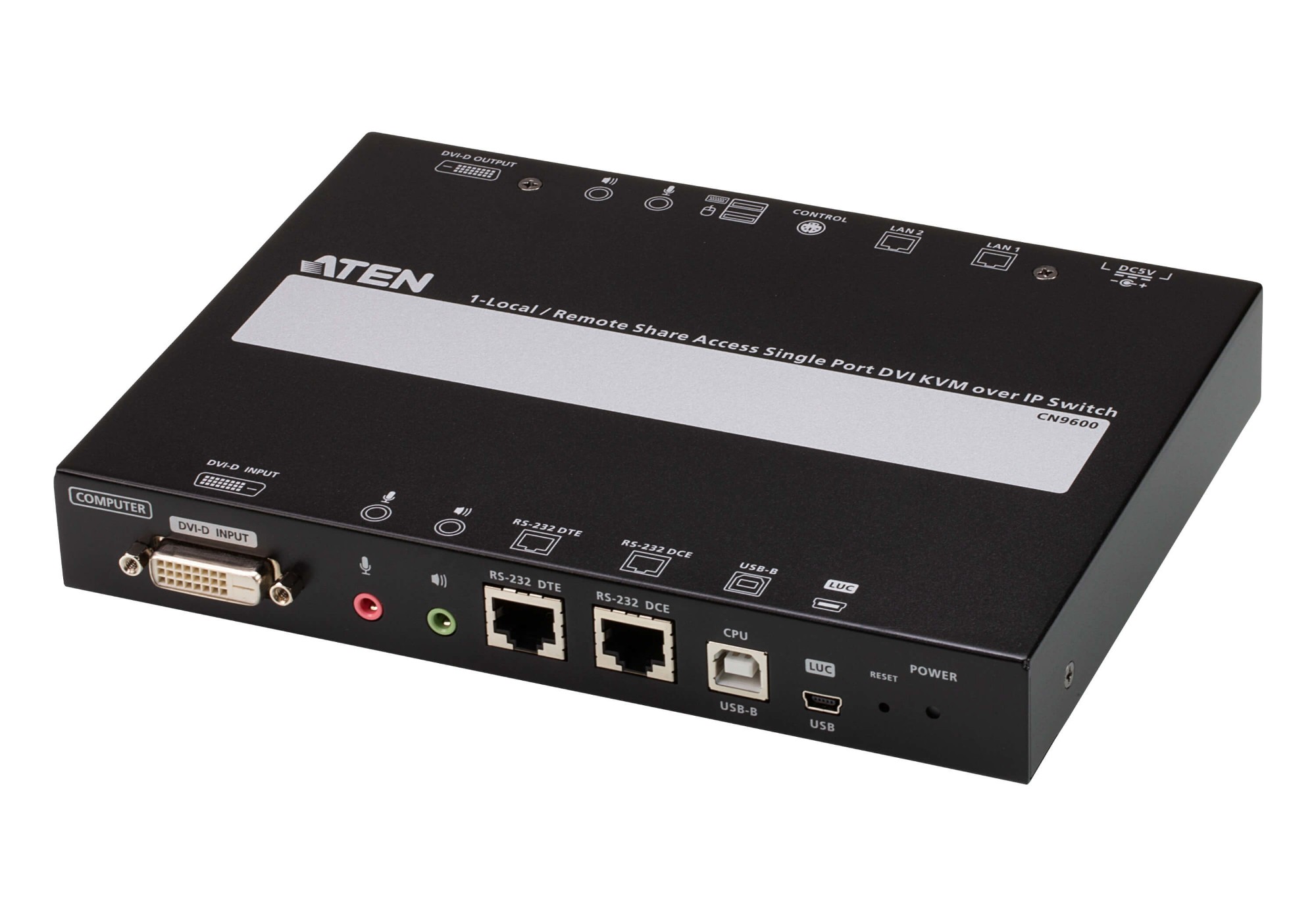 ATEN CN9600 KVM switch Black