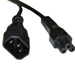 Videk IEC C14 Plug to C5 Socket Power Cable 2Mtr