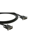 Kramer Electronics C-DM/DM-1.5 DVI kabel 0,45 m DVI-D Zwart