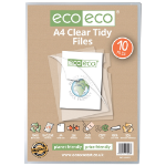 Eco Eco A4 50% Recycled Bag Tidy Files - Pack of 10