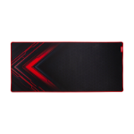 Marvo G48 Gaming Mouse Pad, X-Large 900x400x3mm, Soft Microfiber Surface for speed and control with Non-Slip Rubber Base and Stitched Edges, Black and Red Black, Red