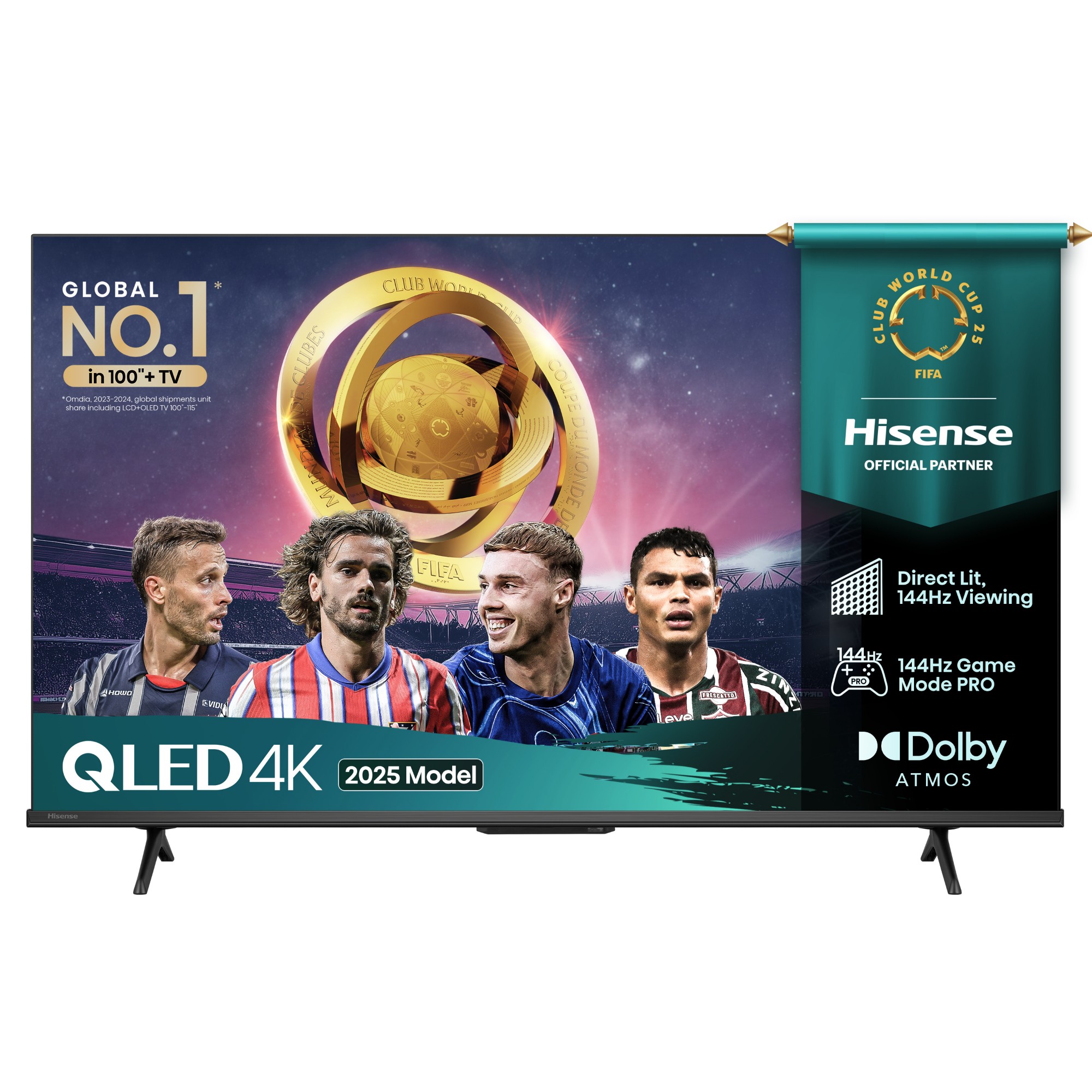 Hisense 43E78QTUK PRO TV 109.2 cm (43\") 4K Ultra HD Smart TV Wi-F