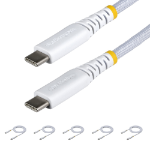 StarTech.com USB2CC3FNCBRWH5PK USB cable USB 2.0 35.8" (0.91 m) USB C White