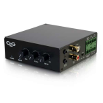 C2G 40880 audio amplifier Home Black