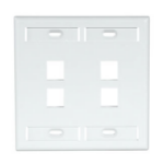 Leviton 42080-4WP wall plate/switch cover White