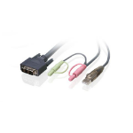 iogear G2L7D02U KVM cable Black 70.9" (1.8 m)