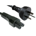 FDL 2M AUSTRALIAN MAINS PLUG TO C5 CLOVER LEAF SOCKET CABLE