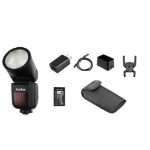 Godox V1 C Flitser voor camcorder Zwart