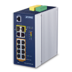 PLANET IGS-5225-8P2T2S network switch Managed L2+ Gigabit Ethernet (10/100/1000) Power over Ethernet (PoE) Blue, White