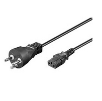 Microconnect 1m IEC 320 Black C13 coupler