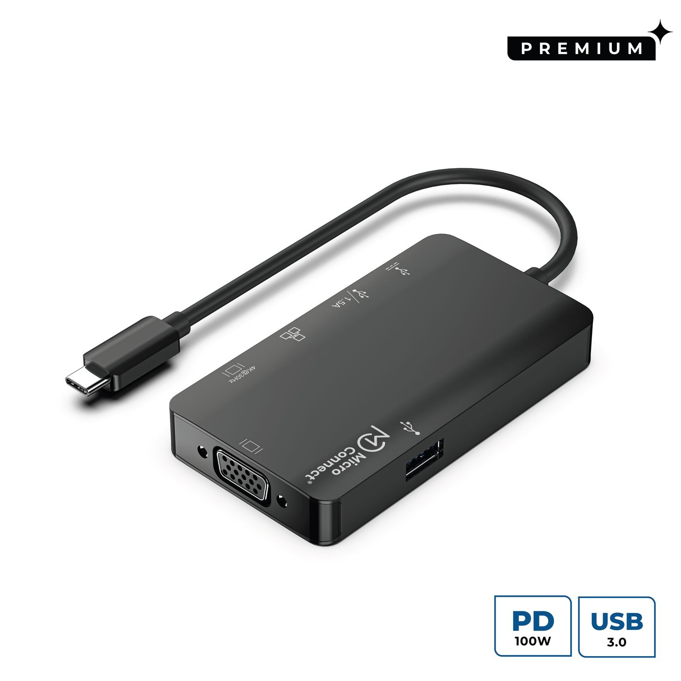 Microconnect USB3.1CCOM14 laptop dock/port replicator Wired USB 3.2 Ge