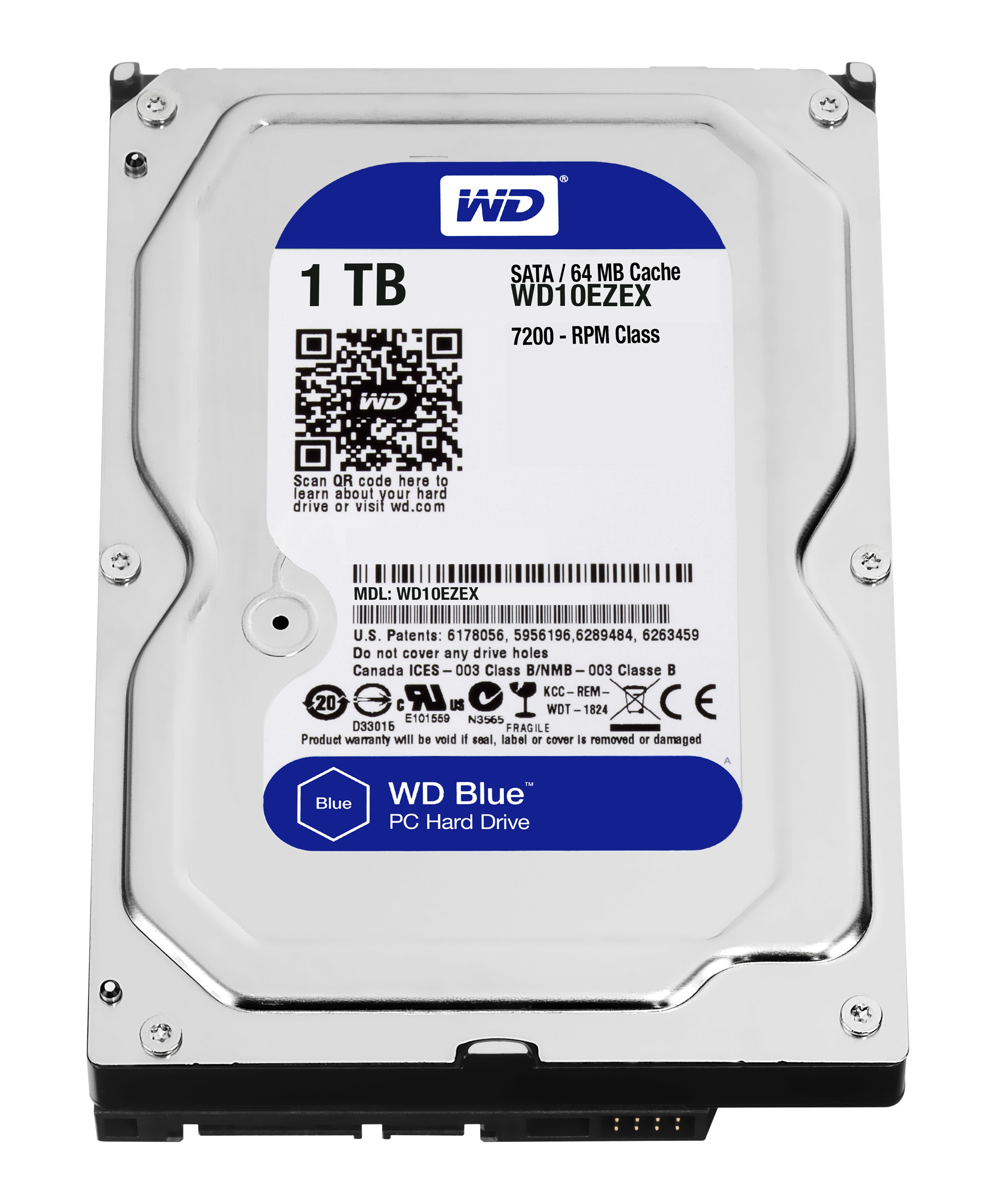 Image of Western Digital Blue 3.5" 1 TB Serial ATA III