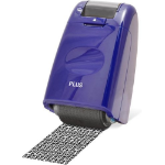 Plus By Pentel Guard Your ID Camouflage Roller Stamp Blue With Black Ink 38094