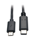 Tripp Lite U040-006-MICRO USB Micro-B to USB-C Cable - USB 2.0, (M/M), 6 ft. (1.83 m)