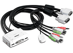 Image of Trendnet TK-214i KVM switch White