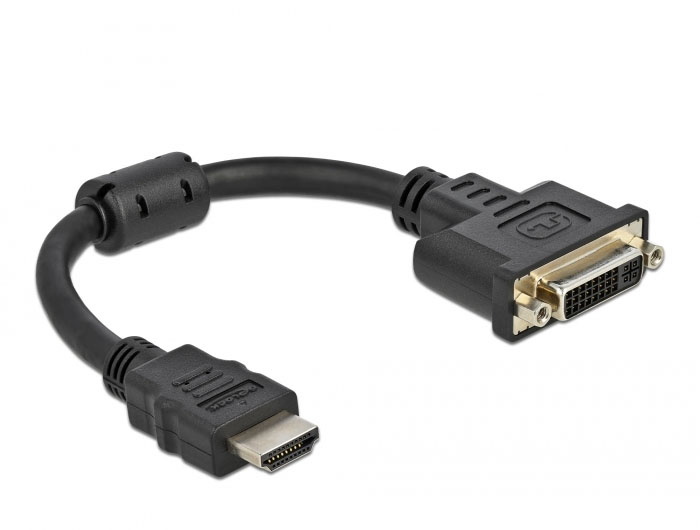Image of DeLOCK 65206 video cable adapter 0.2 m HDMI Type A (Standard)...