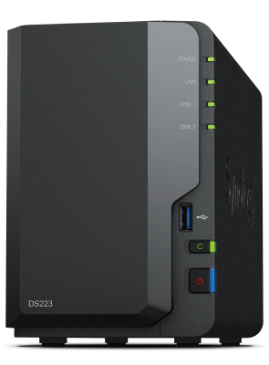 Image of Synology DiskStation DS223 NAS Desktop Ethernet LAN Black RTD1619B