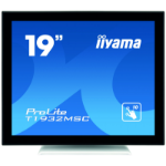 iiyama ProLite T1932MSC-W5AG touch screen monitor 48.3 cm (19") 1280 x 1024 pixels Multi-touch Multi-user Black, White