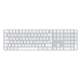 Apple Magic keyboard Universal USB + Bluetooth QWERTZ German White