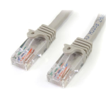 StarTech.com Cat5e patch cable with snagless RJ45 connectors â€“ 10 ft, gray