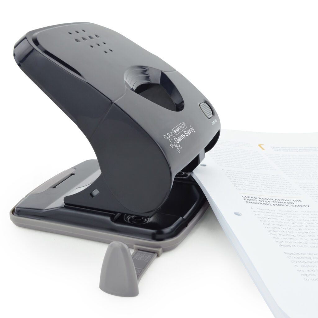 Rapesco ECO X5-40ps Less Effort 2 Hole Punch Black 1525