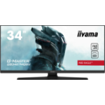 iiyama G-MASTER GB3467WQSU-B1 computer monitor 86.4 cm (34") 3440 x 1440 pixels UltraWide Quad HD LED Black