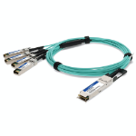 AddOn Networks 10322-AOC7M-AO InfiniBand/fibre optic cable 275.6" (7 m) QSFP+ 4x SFP+ AOC Aqua color