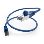 UNC PC6-50F-BLU-SH-S networking cable Blue 600" (15.2 m) Cat6