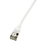 LogiLink Ultraflex SlimLine networking cable White 3 m Cat6a S/UTP (STP)