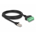 DeLOCK 66041 netwerkkabel Zwart, Groen 2 m Cat6 U/UTP (UTP)