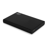 ACT AC1225 storage drive enclosure HDD/SSD enclosure Black 2.5"