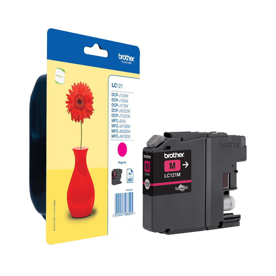 Brother LC121M Inkjet Cartridge Magenta LC121M
