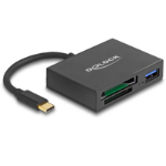 DeLOCK 91711 geheugenkaartlezer USB Zwart