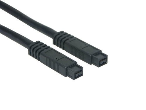 EXSYS EX-K6851 FireWire cable 2 m 9-p Black