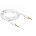 DeLOCK 85550 audio cable 2 m 3.5mm White