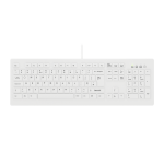 Contour Design Active Key Contour ClassicClean Medical Keyboard IP68 Full-Size Wired White UK C8100