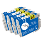 G&G NP-R2-1281-4 inktcartridge 1 stuk(s) Compatibel Zwart, Cyaan, Magenta, Geel