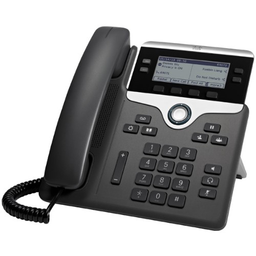 Cisco 7841 IP phone Black, Silver 4 lines LCD